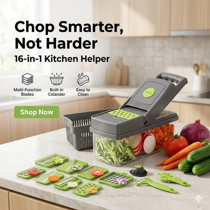 16 in 1 Vegetable and Fruit Chopper