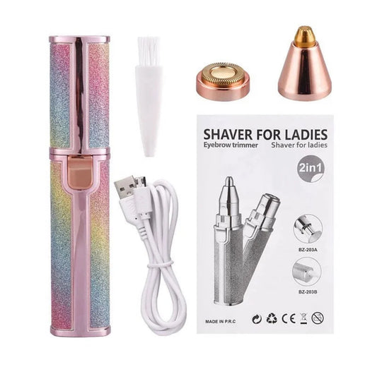 2 in 1 electric eyebrows trimmer for hair removal Painless